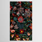 Dark Garden Flowers Tablecloth Gallery Image 2