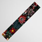 Dark Garden Flowers Table Runner Gallery Image 3