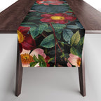 Dark Garden Flowers Table Runner Gallery Image 1