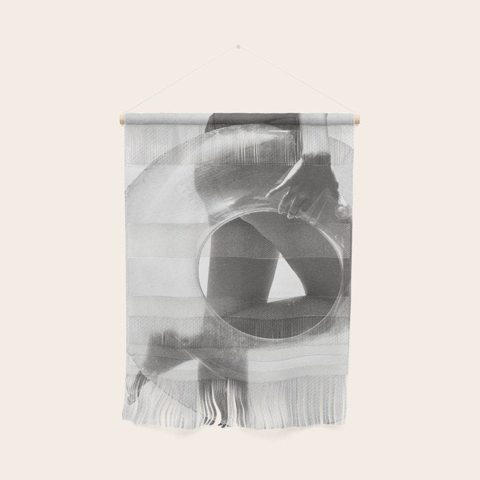 Black And White Film Photography - Girl On The Beach - Minimalist Summer Photo Art Print - Modern Photograph - Photographs Wall Hanging Gallery Image 1