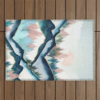 Winter Forest Outdoor Rug Gallery Image 1