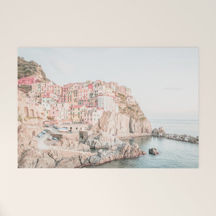 Positano, Italy Amalfi Coast Romantic Photography Welcome Mat Gallery Image 1