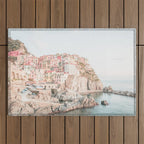 Positano, Italy Amalfi Coast Romantic Photography Outdoor Rug Gallery Image 1