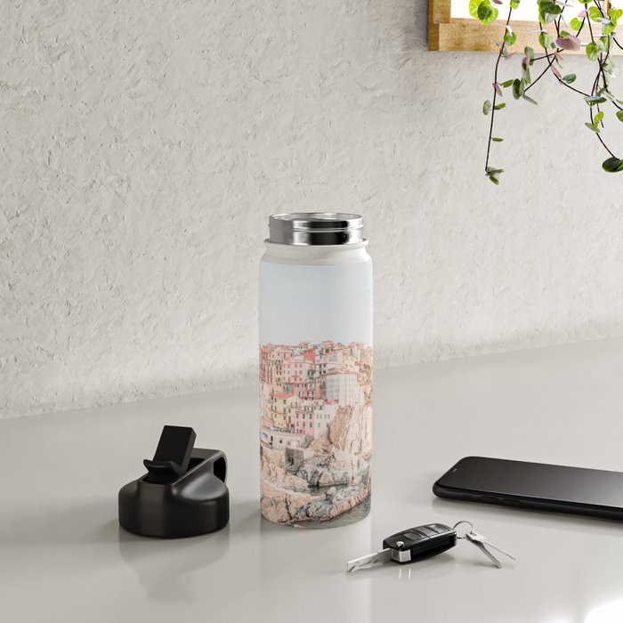 Positano, Italy Amalfi Coast Romantic Photography Water Bottle Gallery Image 4