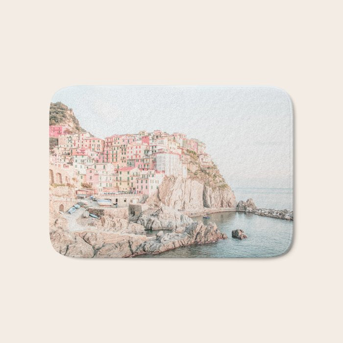 Positano, Italy Amalfi Coast Romantic Photography Bath Mat Gallery Image 1