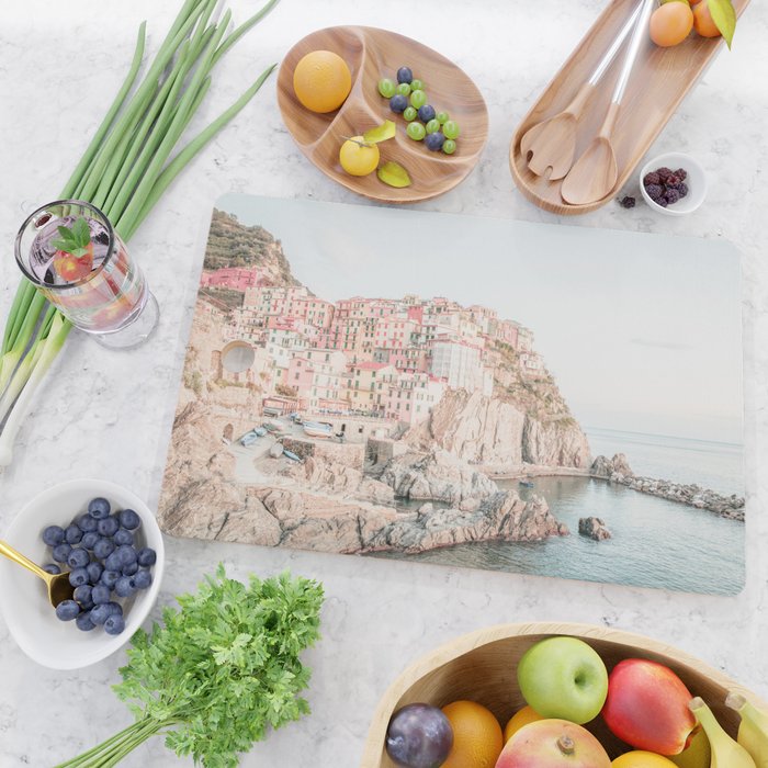 Positano, Italy Amalfi Coast Romantic Photography Cutting Board Gallery Image 2