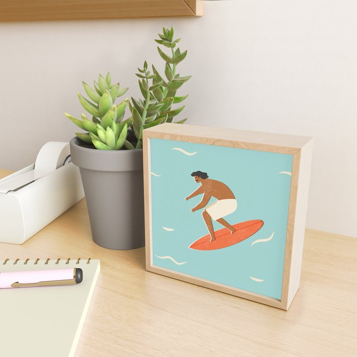 Mexican Surfer Mini Art Print Gallery Image 2