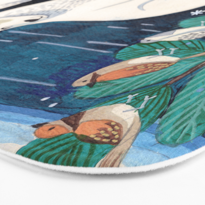 Creatures of the North Bath Mat Gallery Image 3