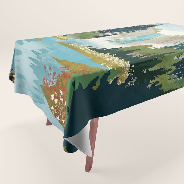 Waterfall Vista Tablecloth Gallery Image 1