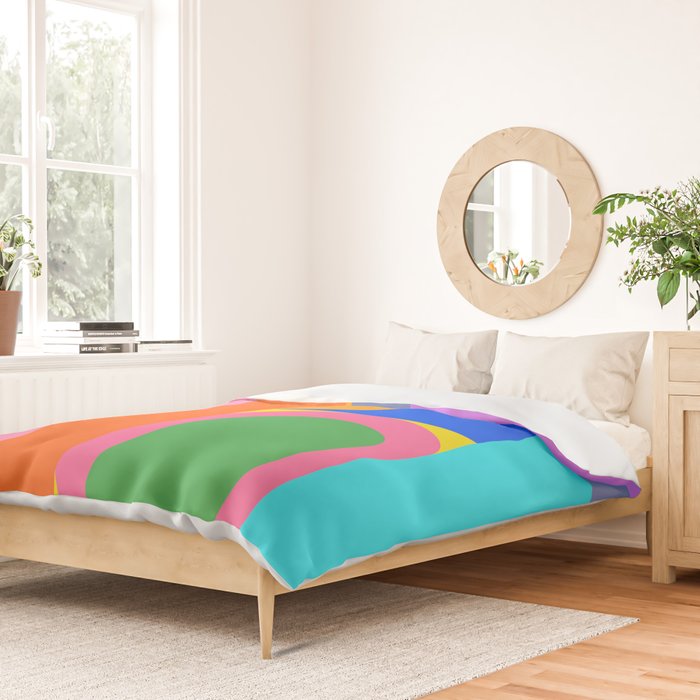 Shape and Color Study 59 Duvet Cover Gallery Image 2