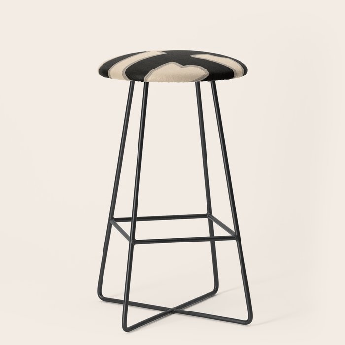 Modern Abstract Art 120 Stool Gallery Image 1