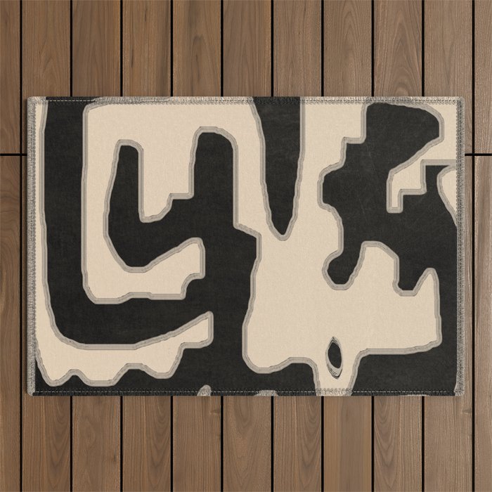 Modern Abstract Art 120 Outdoor Rug Gallery Image 1