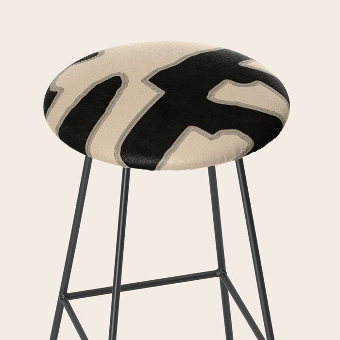 Modern Abstract Art 120 Stool Gallery Image 2