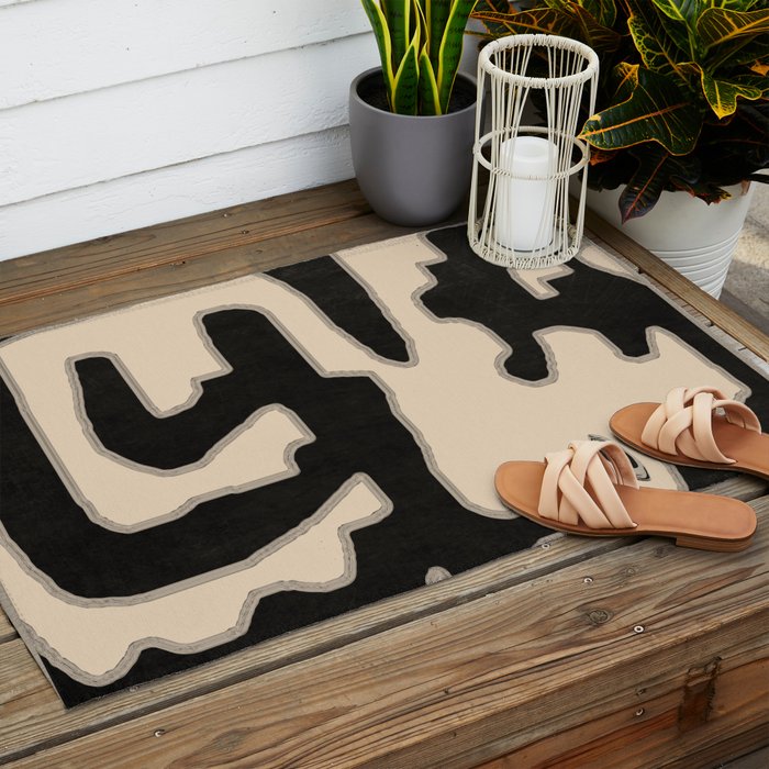 Modern Abstract Art 120 Outdoor Rug Gallery Image 2