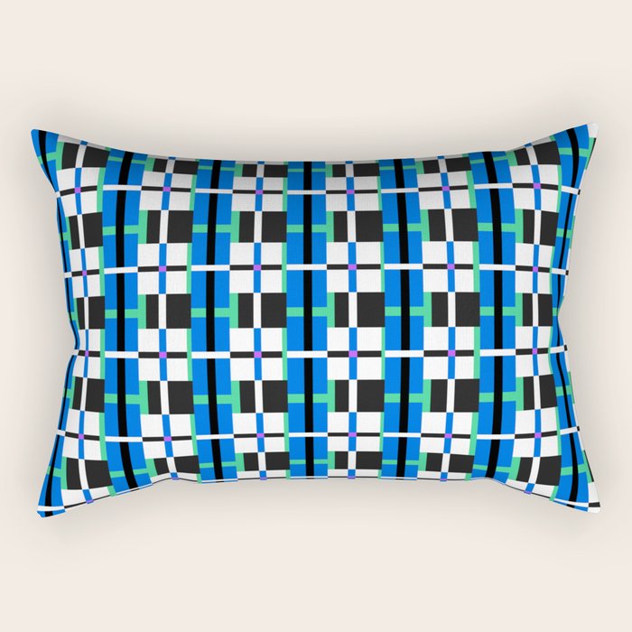 Blod Linear Aesthetics B Rectangular Pillow Gallery Image 1