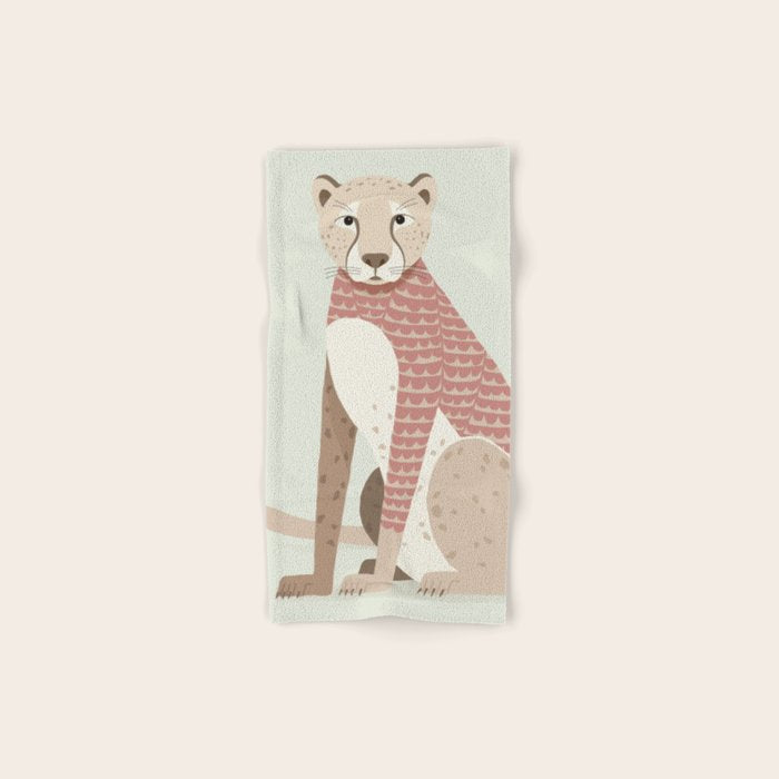 Whimsical Cheetah Bath Towel Gallery Image 1