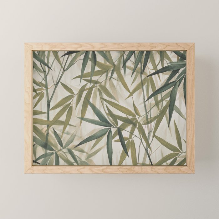 Relax In The Lush Bamboo Grove Mini Art Print