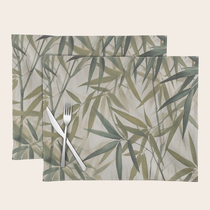 Relax In The Lush Bamboo Grove Placemat Gallery Image 1