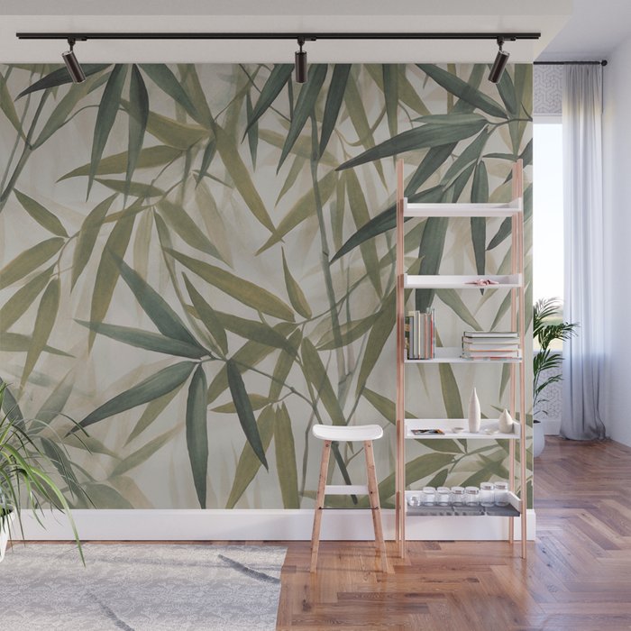Relax In The Lush Bamboo Grove Wall Mural Gallery Image 1