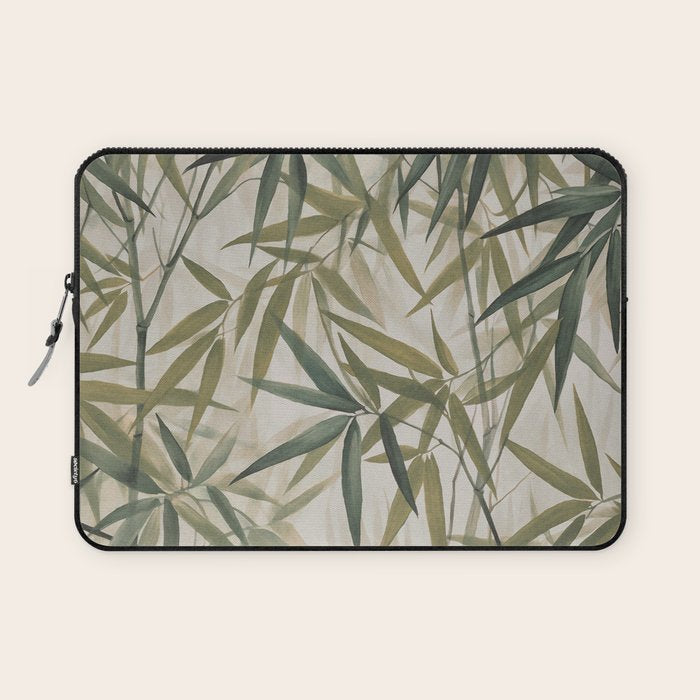 Relax In The Lush Bamboo Grove Laptop Sleeve Gallery Image 1