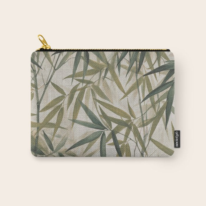Relax In The Lush Bamboo Grove Carry All Pouch Gallery Image 1