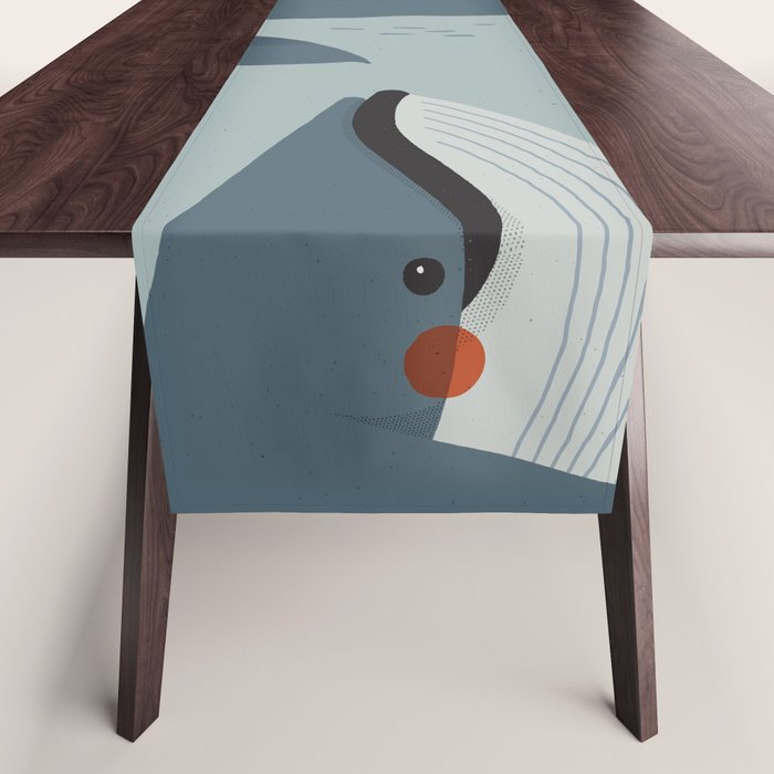 Blue Whale, Wildlife of Antarctica Table Runner Gallery Image 1