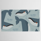 Blue Whale, Wildlife of Antarctica Tablecloth Gallery Image 2