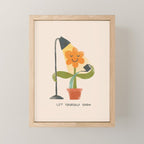 Let yourself grow Mini Art Print Gallery Image 1