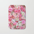 Pink & Red Roses Bath Mat Gallery Image 1