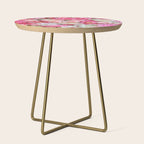 Pink & Red Roses Side Table Gallery Image 1