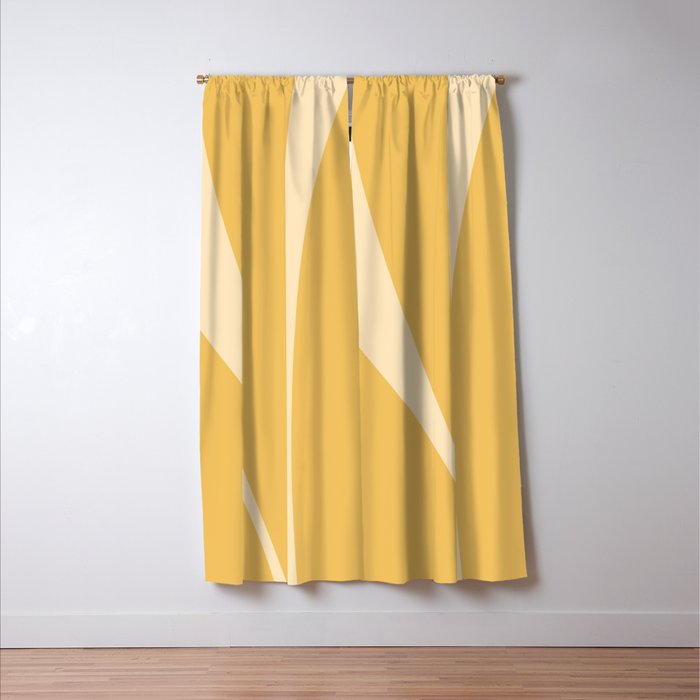 Minimalist Plant Abstract XXXIII Window Curtain Gallery Image 3