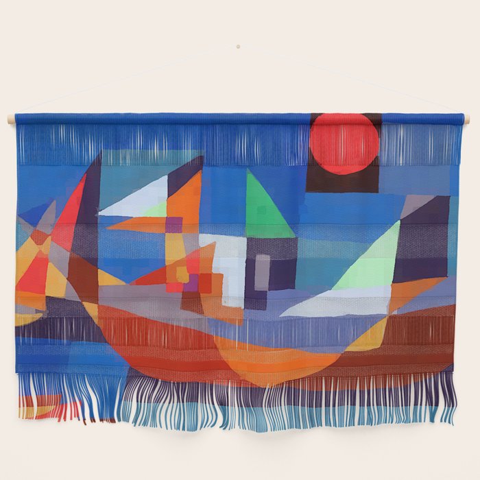 Paul Klee Boats at Rest Wall Hanging Gallery Image 1