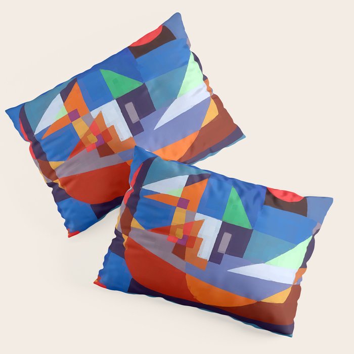 Paul Klee Boats at Rest Pillow Sham Gallery Image 1