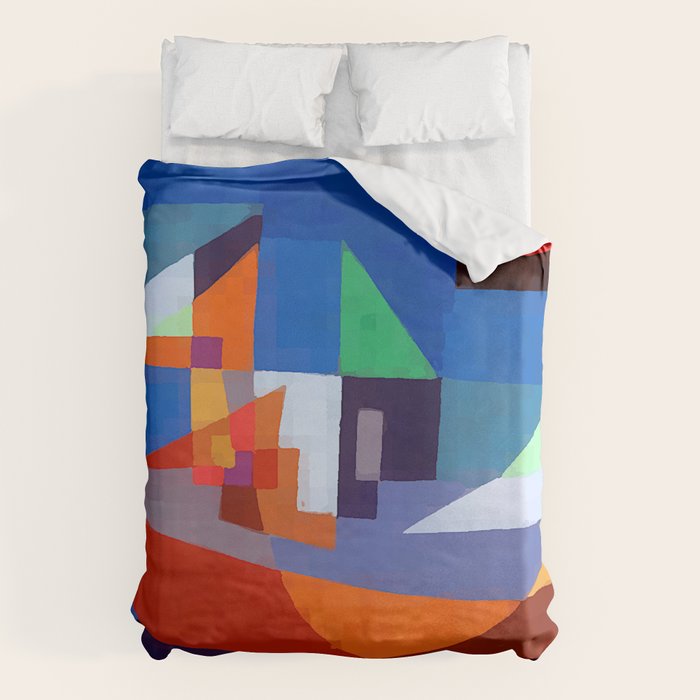 Paul Klee Boats at Rest Duvet Cover Gallery Image 6