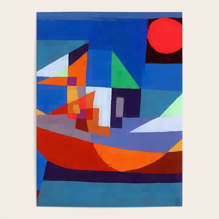 Paul Klee Boats at Rest Poster Gallery Image 4