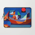 Paul Klee Boats at Rest Laptop Sleeve Gallery Image 1