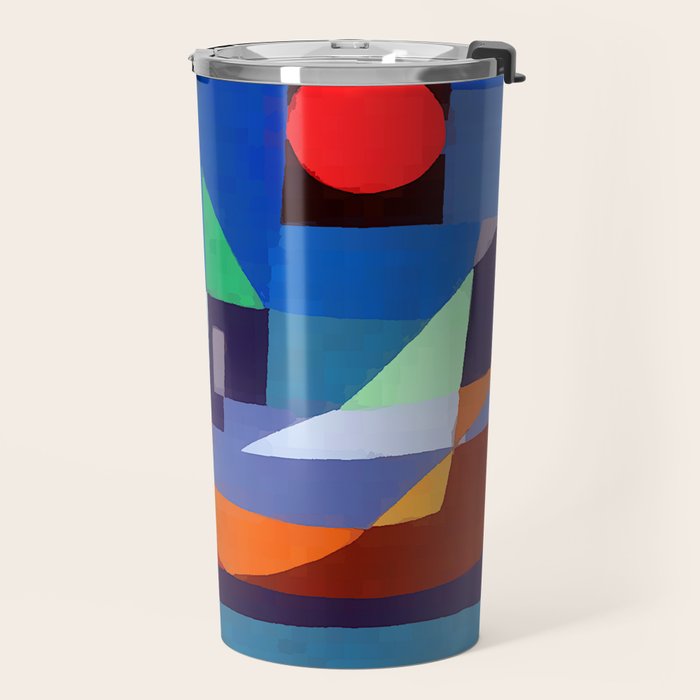Paul Klee Boats at Rest Travel Mug Gallery Image 2