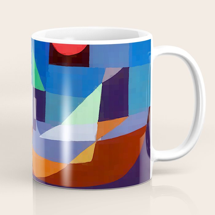 Paul Klee Boats at Rest Coffee Mug Gallery Image 1