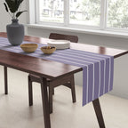 Minimal Arch XXXII Lavender Purple Modern Geometric Lines Table Runner Gallery Image 2