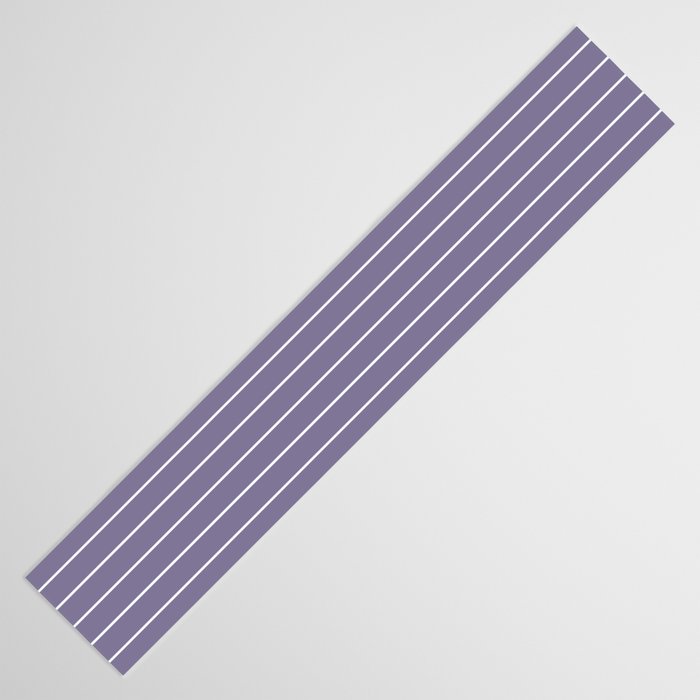 Minimal Arch XXXII Lavender Purple Modern Geometric Lines Table Runner Gallery Image 3