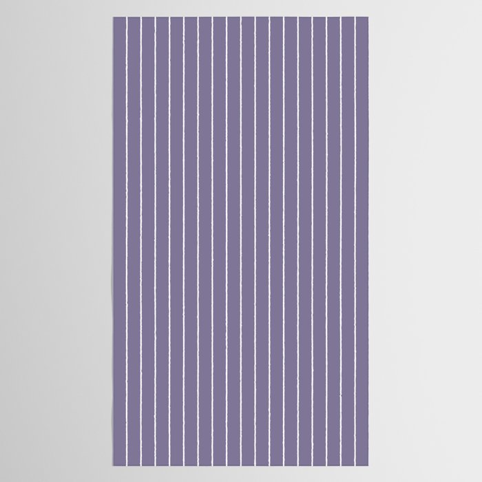 Minimal Arch XXXII Lavender Purple Modern Geometric Lines Tablecloth Gallery Image 2