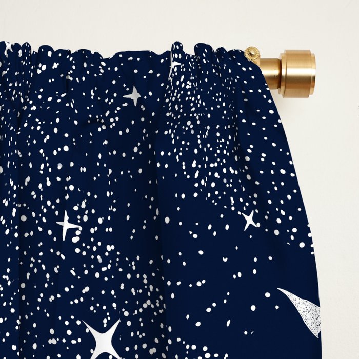 Cosmic Ocean Window Curtain Gallery Image 2