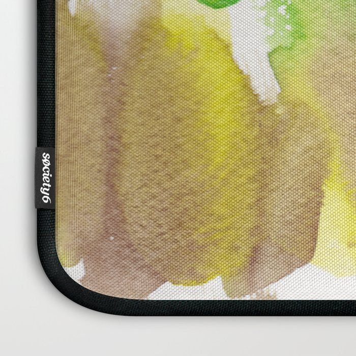 5  Watercolor November 2021 211130 Painting Valourine Original Design Color Bright Modern Contemporary  Laptop Sleeve Gallery Image 3