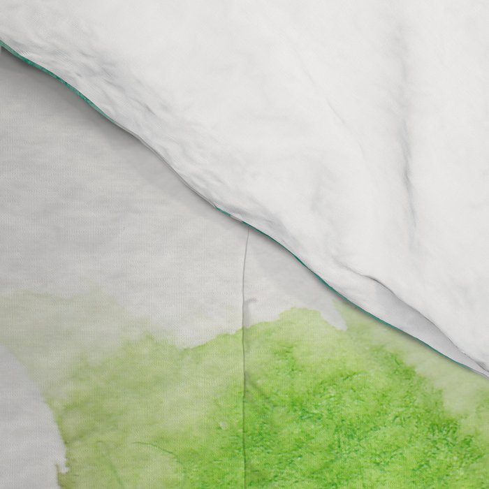 5  Watercolor November 2021 211130 Painting Valourine Original Design Color Bright Modern Contemporary  Comforter Gallery Image 4