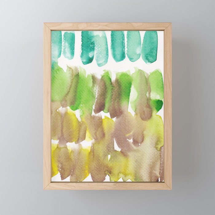 5  Watercolor November 2021 211130 Painting Valourine Original Design Color Bright Modern Contemporary  Mini Art Print Gallery Image 1