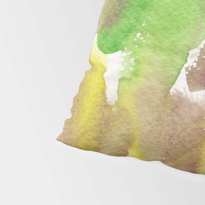 5  Watercolor November 2021 211130 Painting Valourine Original Design Color Bright Modern Contemporary  Pillow Sham Gallery Image 4