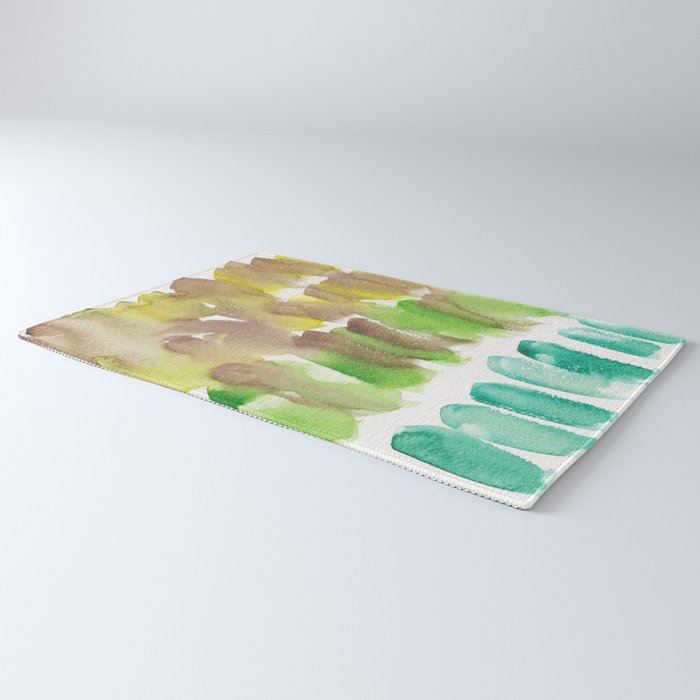 5  Watercolor November 2021 211130 Painting Valourine Original Design Color Bright Modern Contemporary  Rug Gallery Image 3