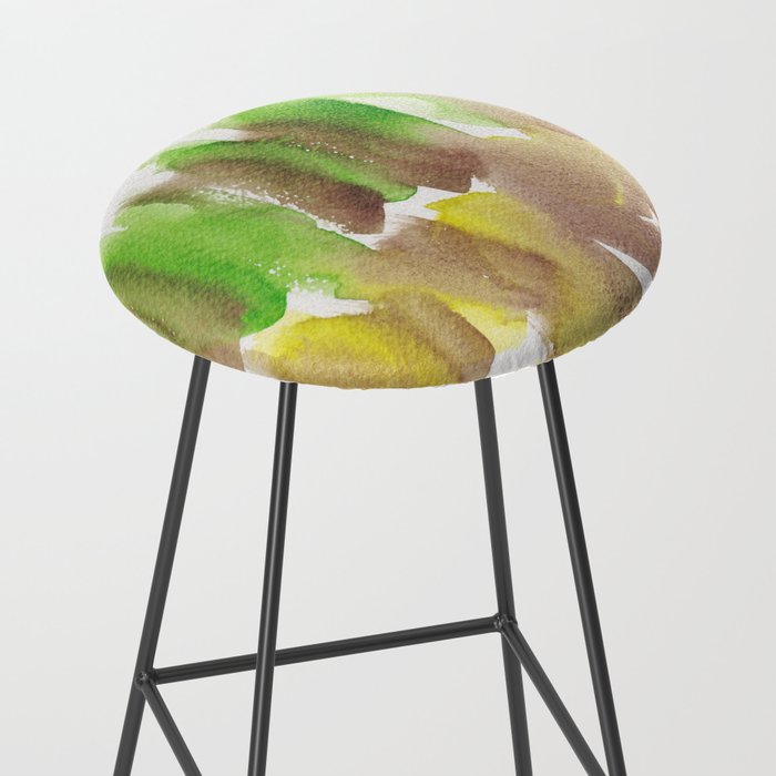 5  Watercolor November 2021 211130 Painting Valourine Original Design Color Bright Modern Contemporary  Stool Gallery Image 2
