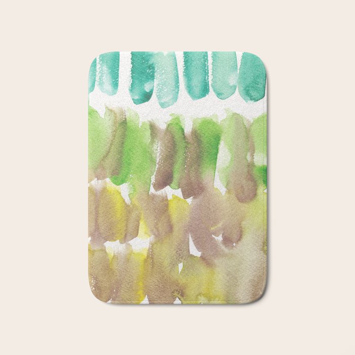 5  Watercolor November 2021 211130 Painting Valourine Original Design Color Bright Modern Contemporary  Bath Mat Gallery Image 1