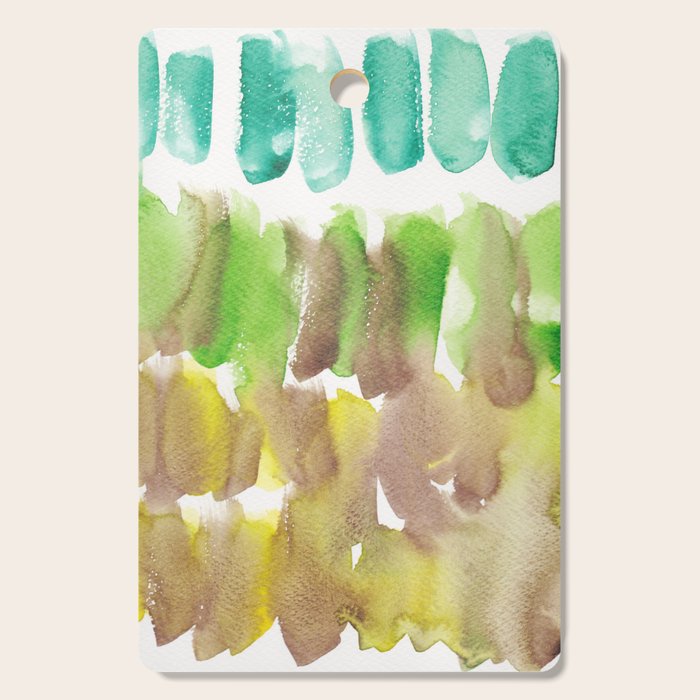5  Watercolor November 2021 211130 Painting Valourine Original Design Color Bright Modern Contemporary  Cutting Board Gallery Image 1